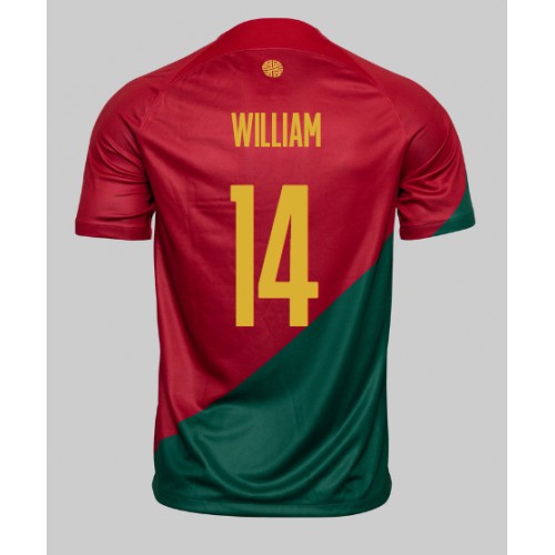 Fotballdrakt Herre Portugal William Carvalho #14 Hjemmedrakt VM 2022 Kortermet